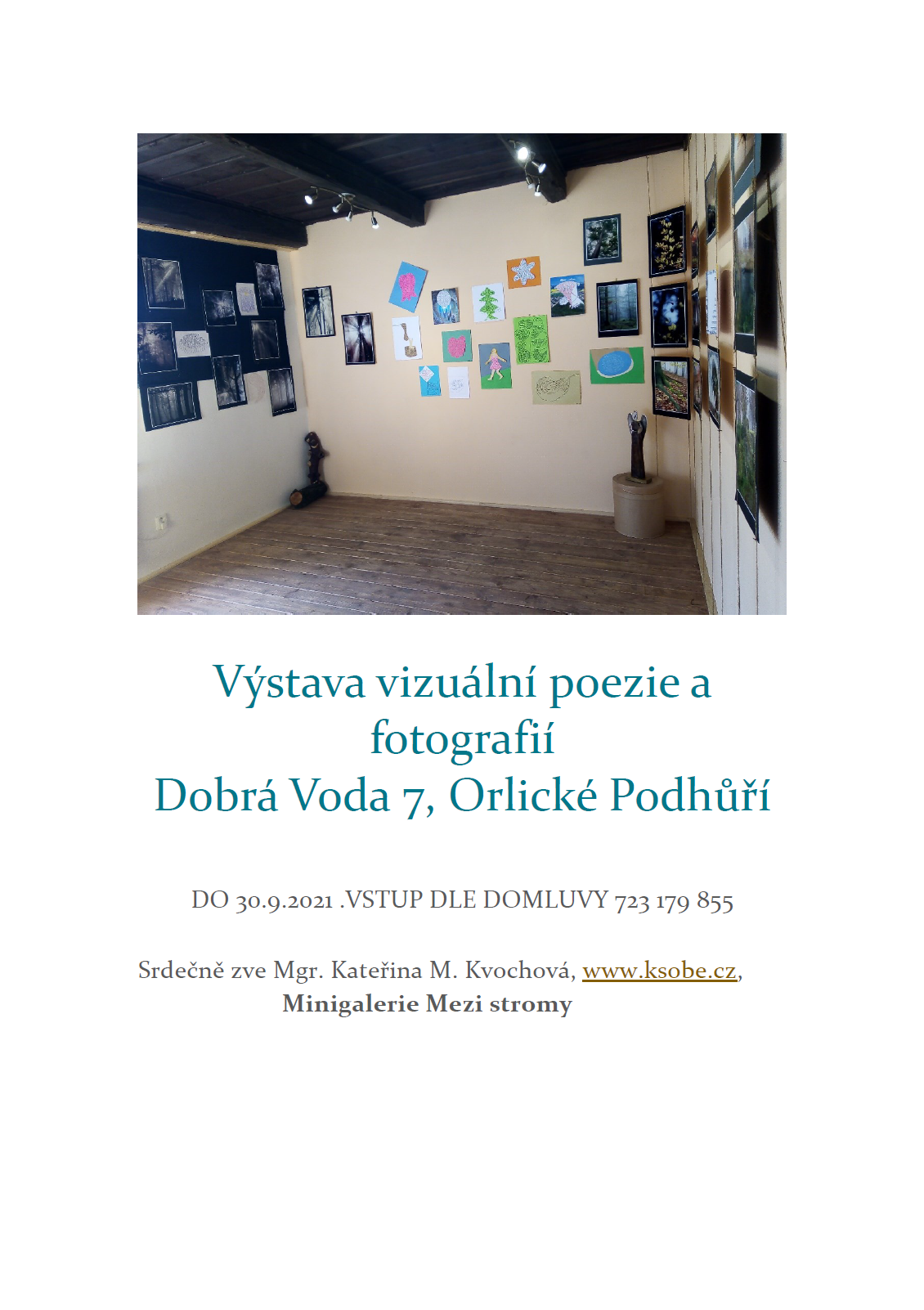 Výstava vizuální poezie a fotografií