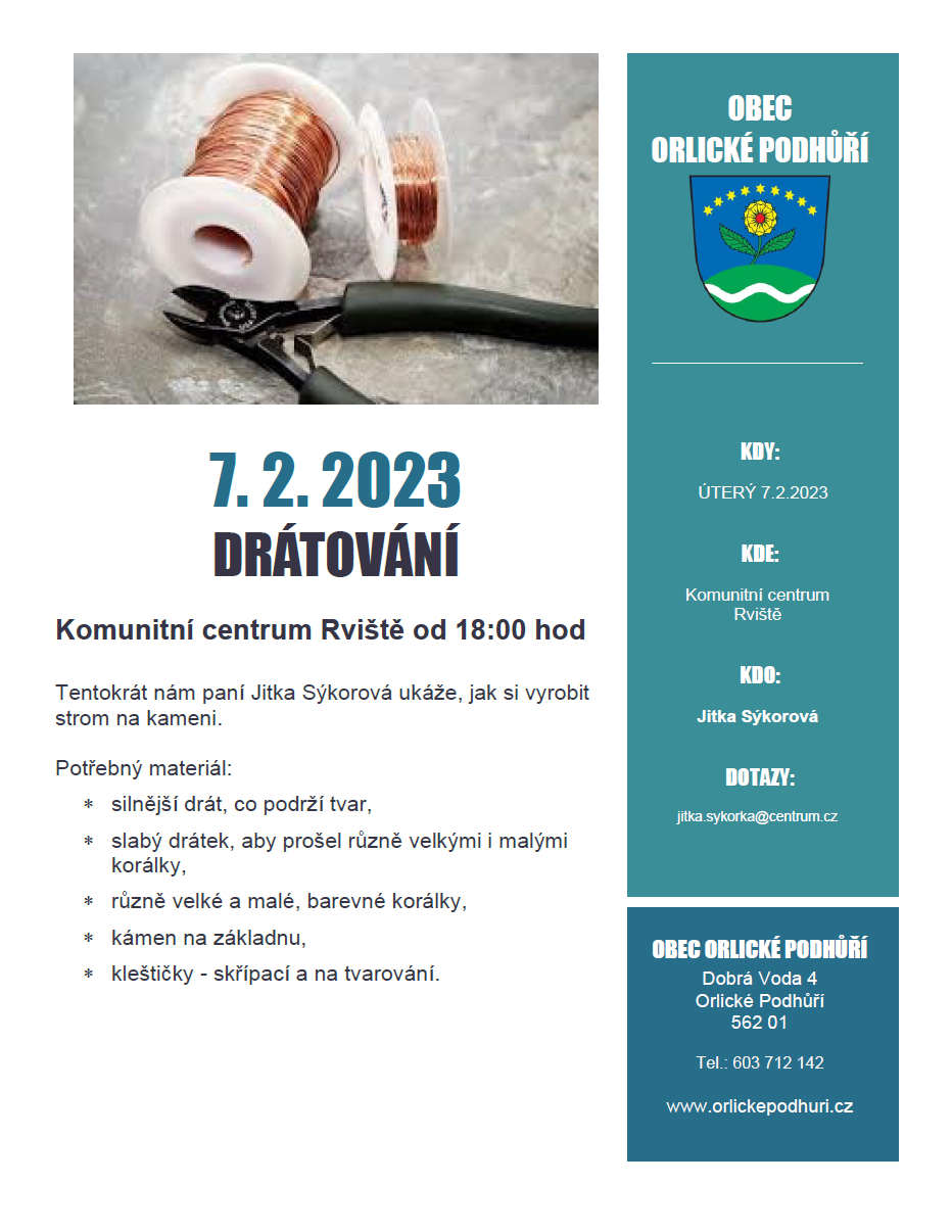 Drátování 7.2.2023