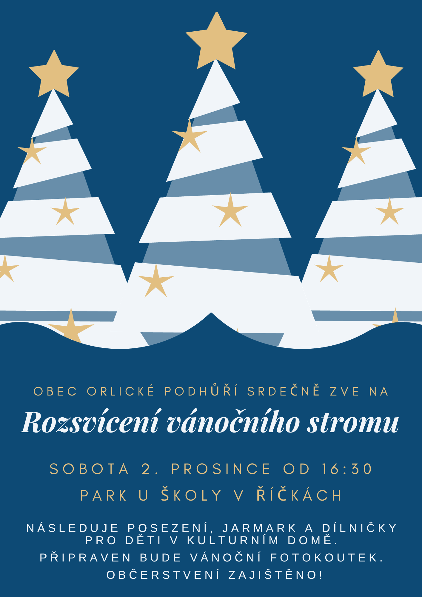 Rozsvícení vánočního stromu advent 2023 