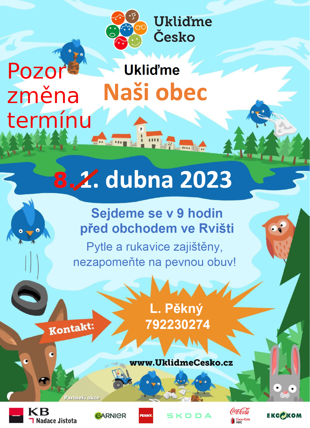 Ukliďme Česko 8.4.2023 Rviště změna