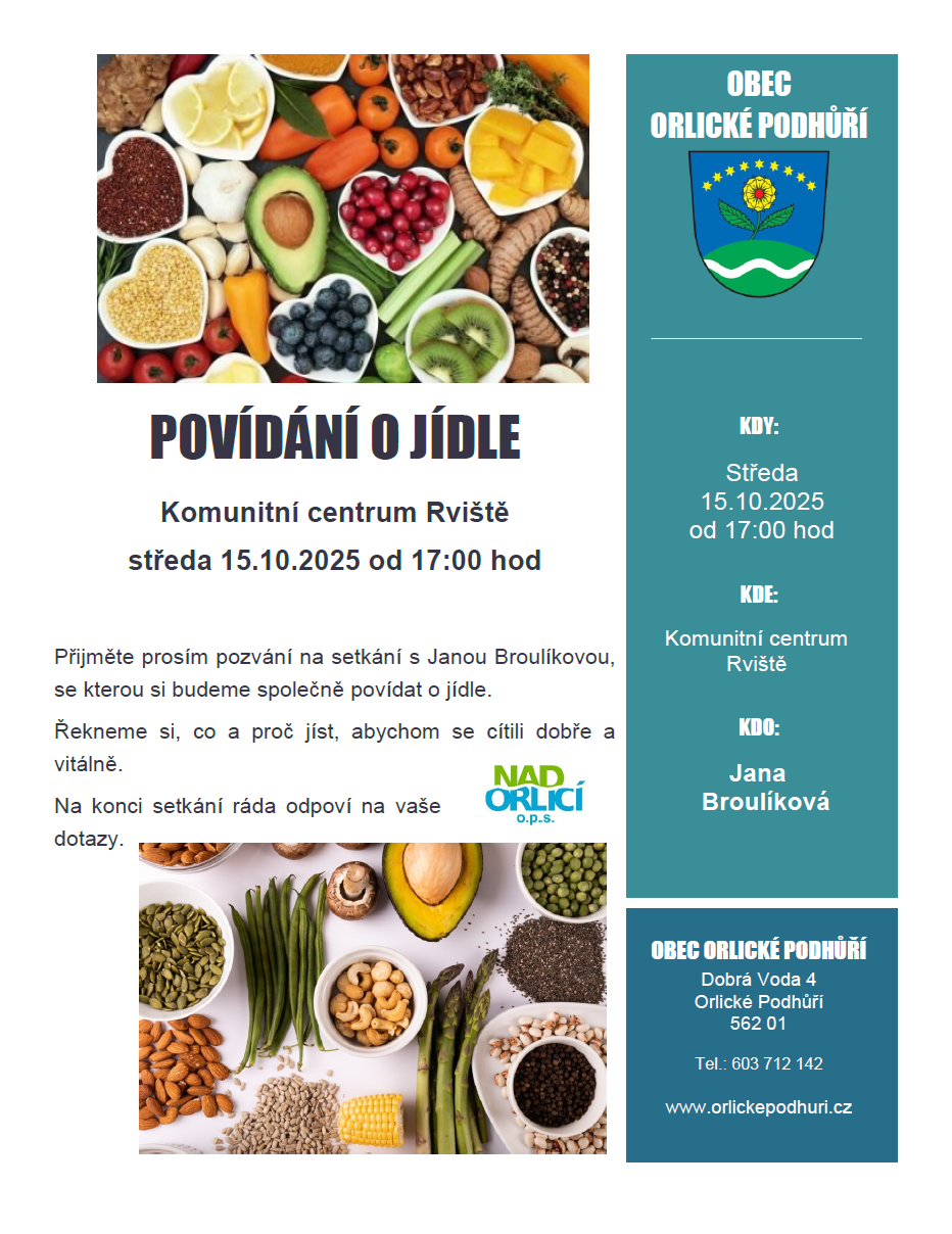Povídání o jídle 15.0.2025