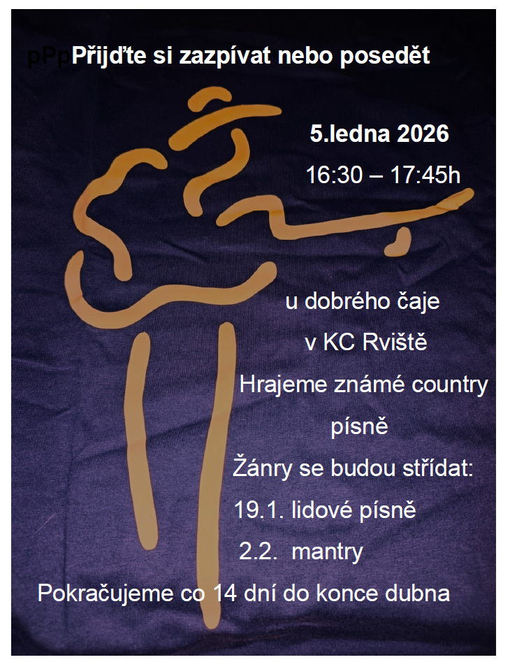 Přijďte si zazpívat nebo posedět