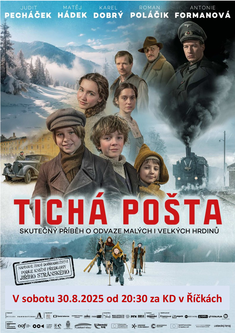 Tichá pošta 30.8.2025