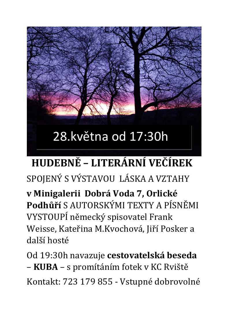 autorský večer 28.5.2025