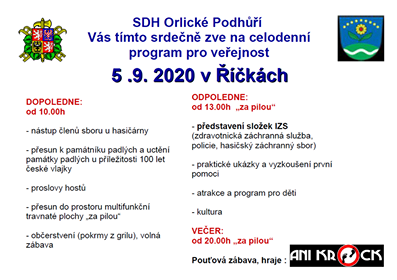 SDH pozvánka 5.9.2020